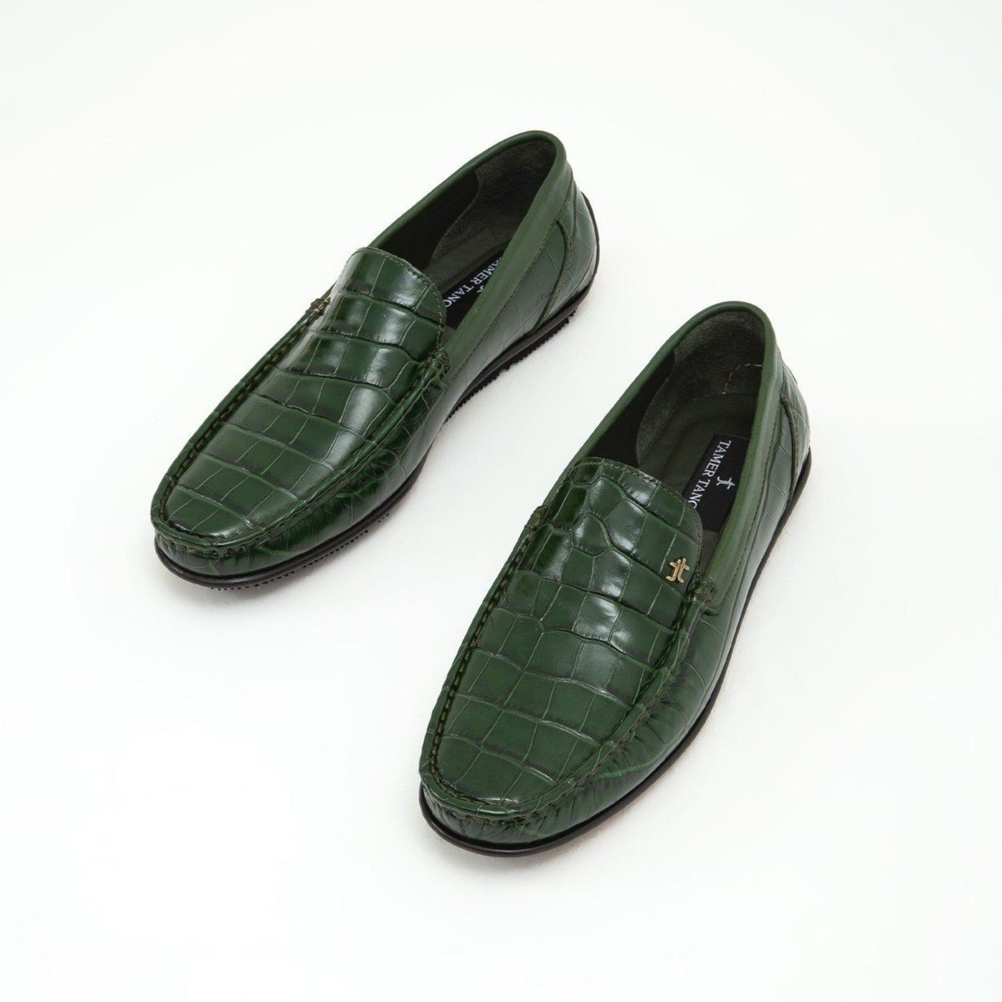 Madasat Green Leather Loafer - 641 |