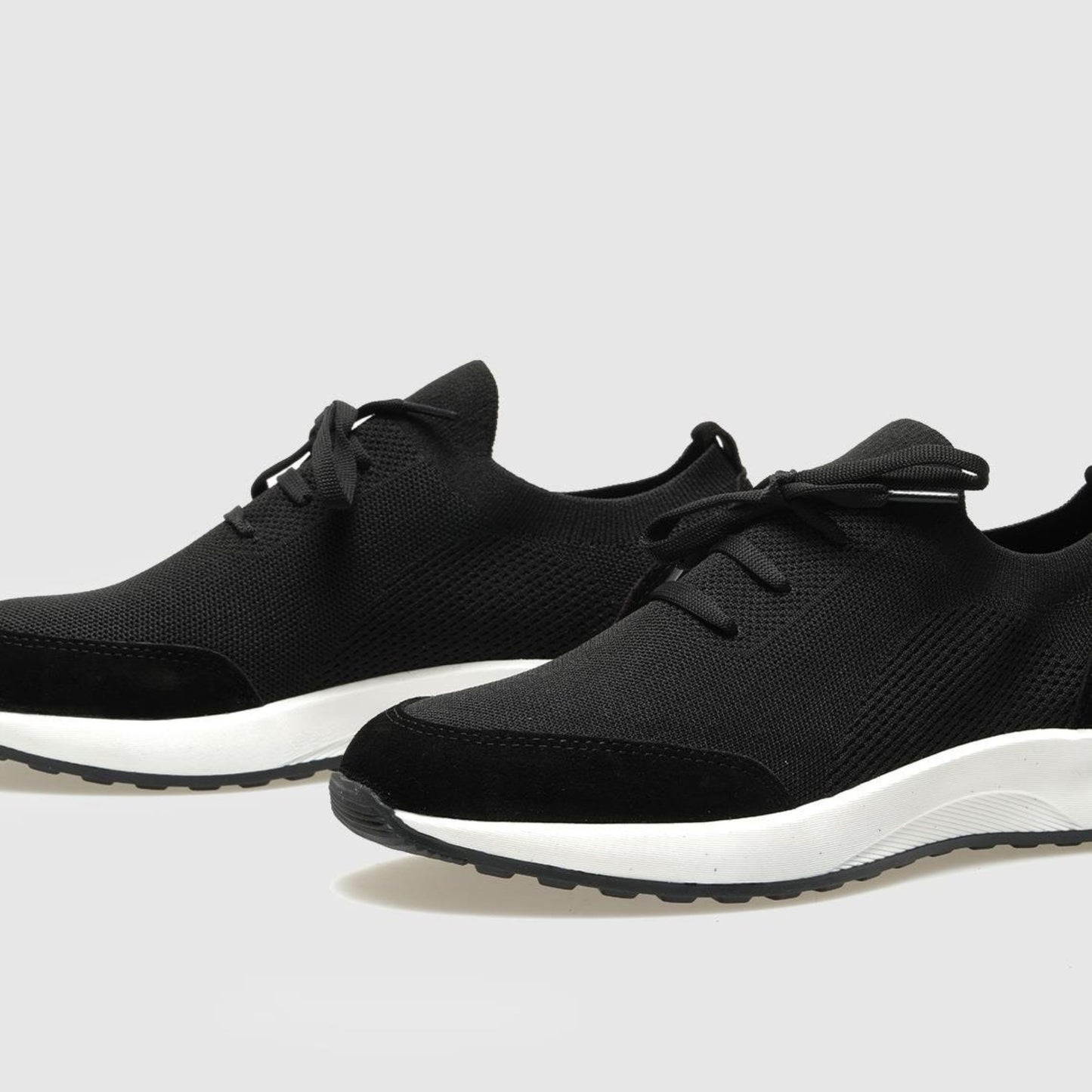 Madasat Black & White Sneakers Shoes - 817 |