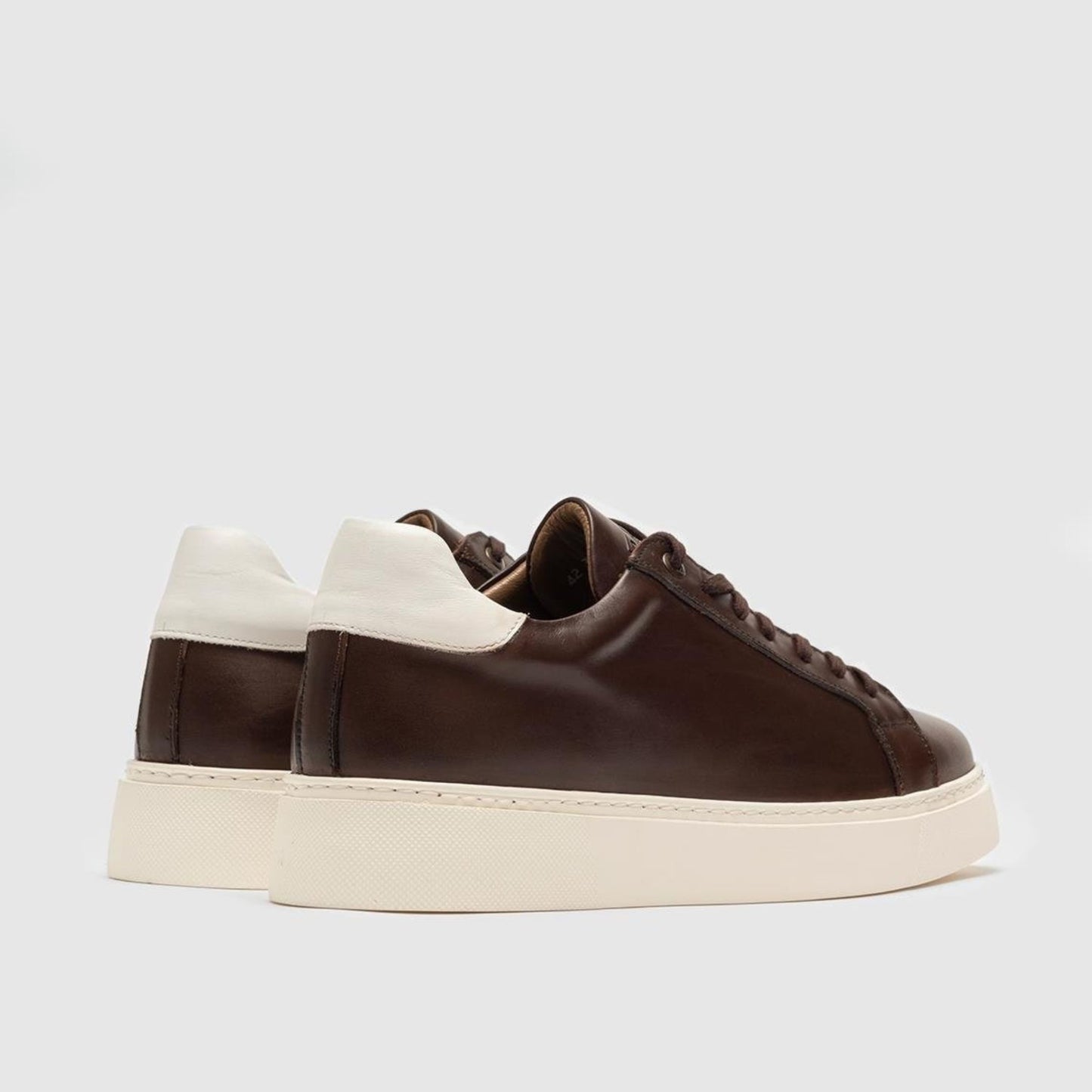 Madasat Brown Leather Casual Shoes - 810 |