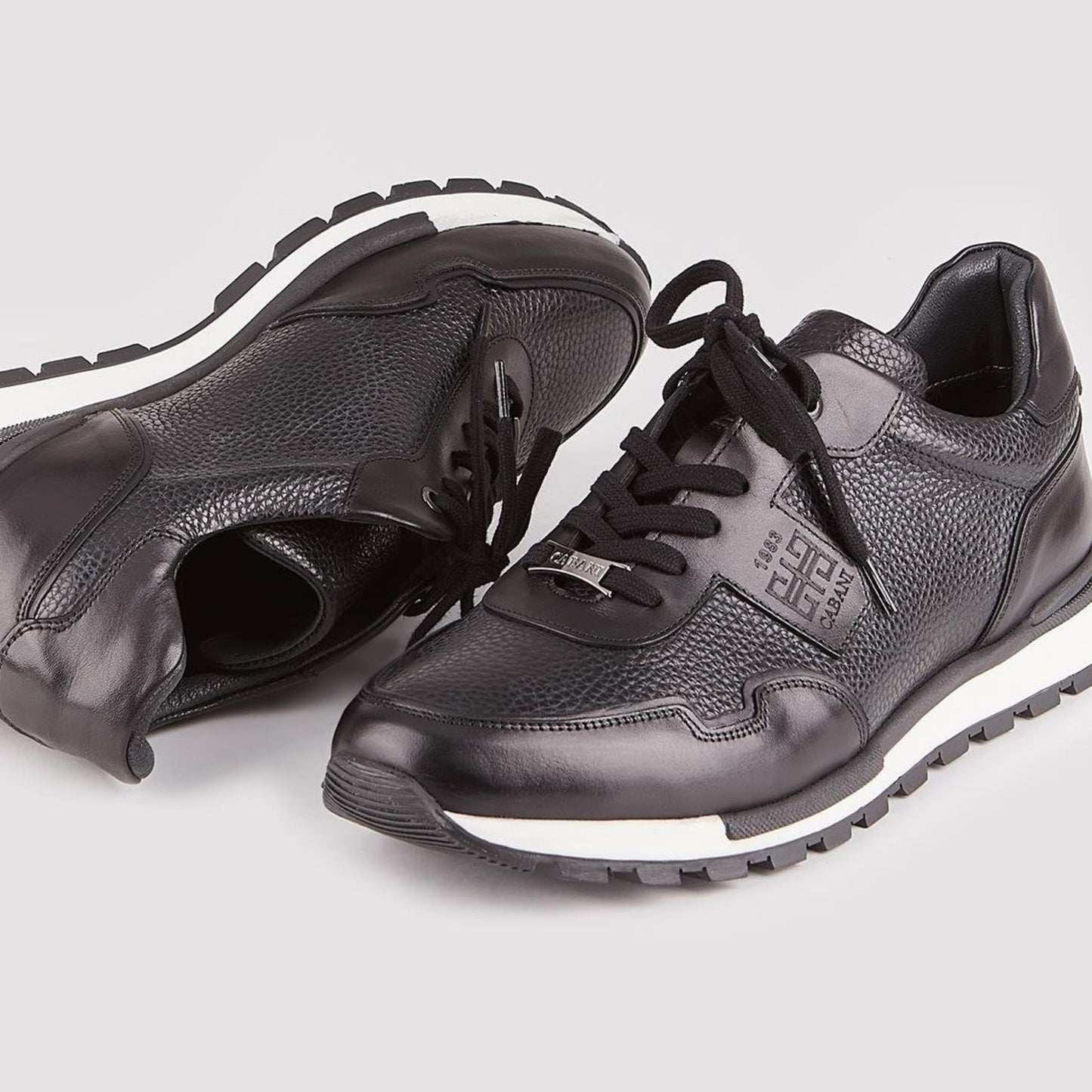 Madasat Black Leather Casual Shoes - 341 |