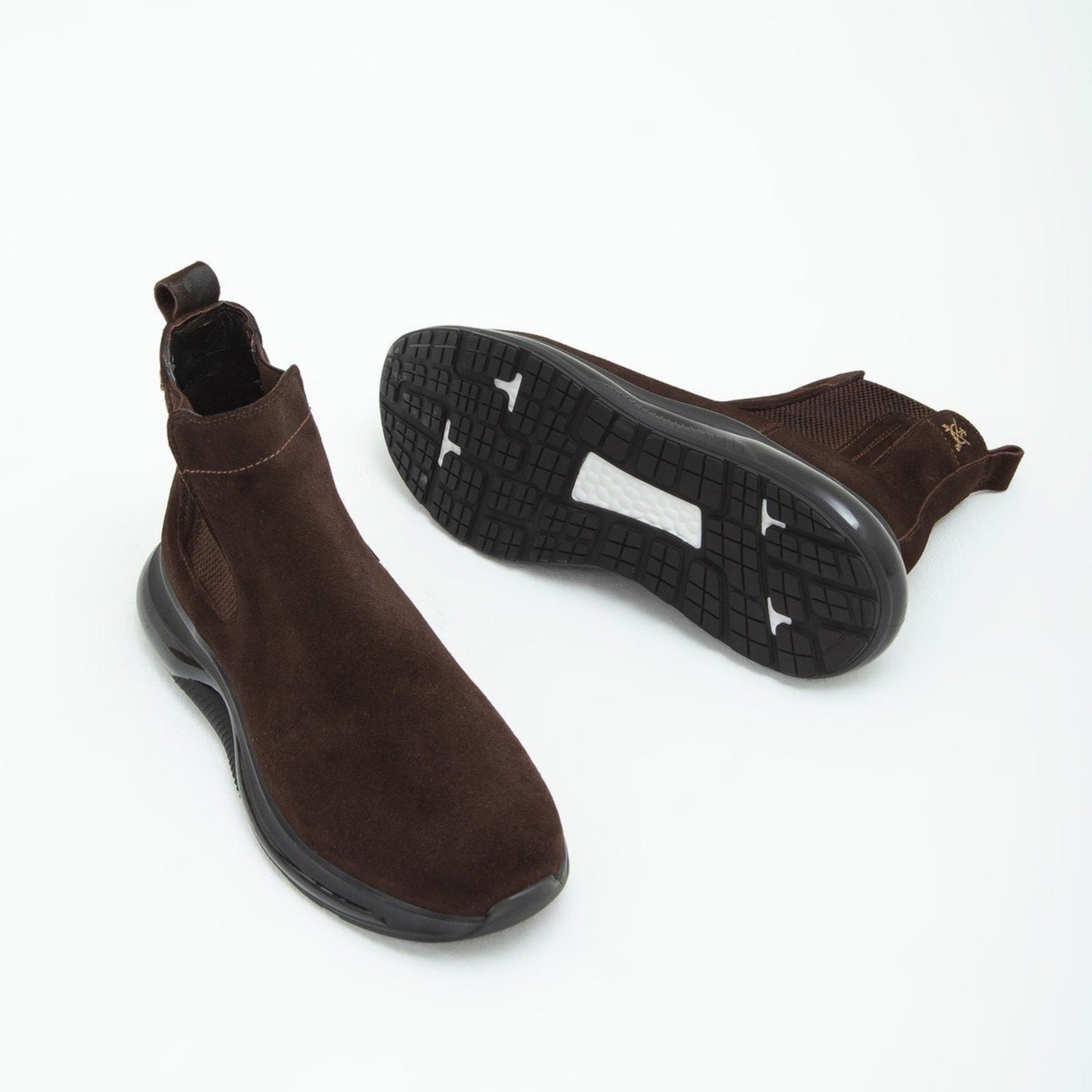 Madasat Brown Suede Men's Casual Boots - 822 |