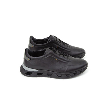 Madasat Black Leather Casual Shoes - 581 |