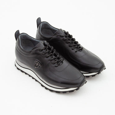 Madasat Black Leather Casual Shoes - 232 |