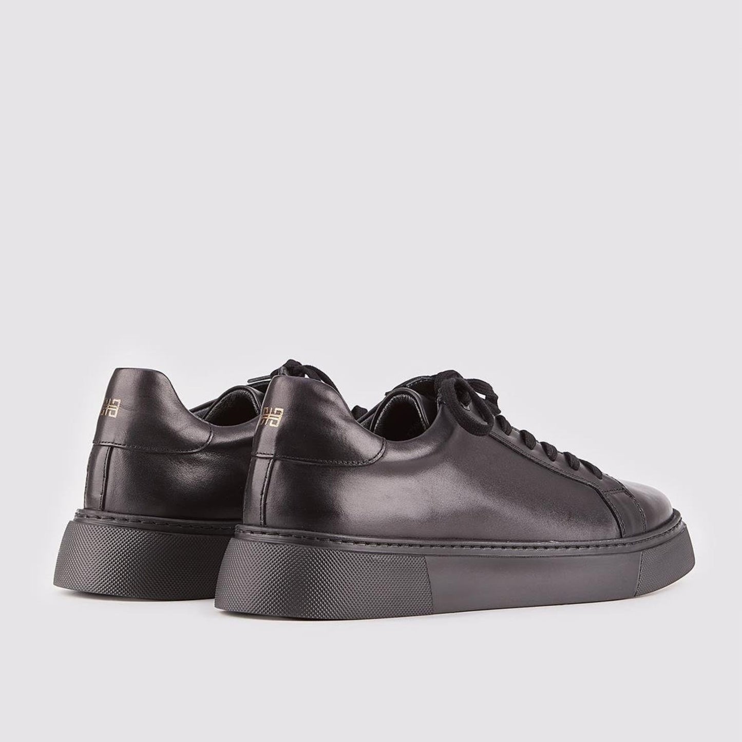 Madasat Black Leather Casual Shoes - 810 |