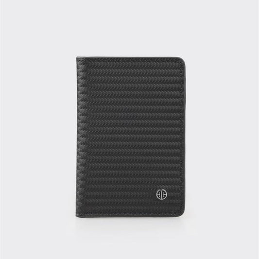 Madasat Black Leather Men's Card Holder - 948 |