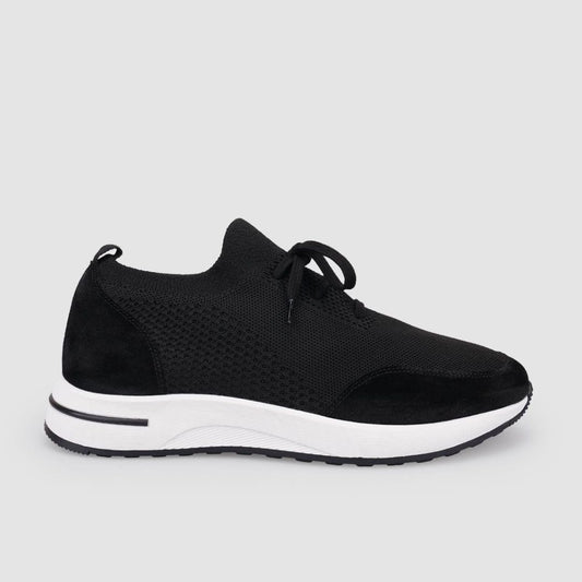Madasat Black Men Knitted Casual Shoes - 952 |