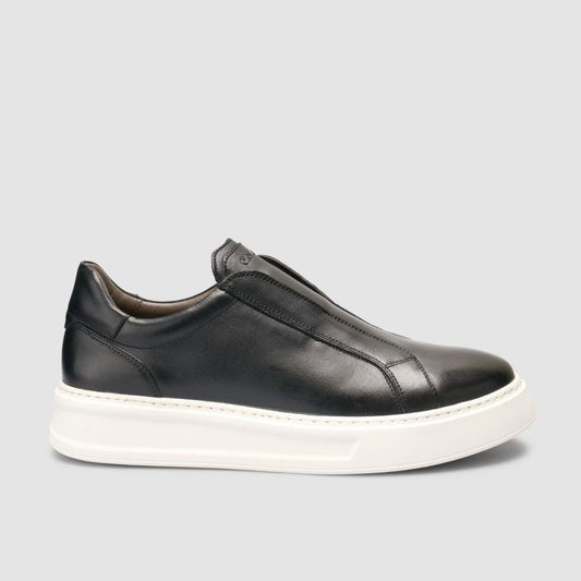 Madasat Genuine Leather Black Men Shoes - 961 |