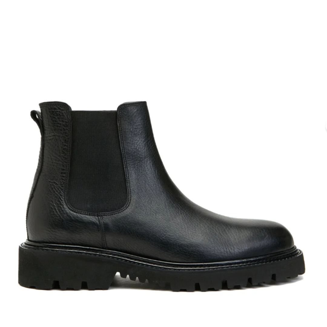 Madasat Freizeitstiefel aus schwarzem Leder für Herren - 832 |