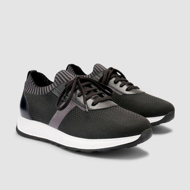 Madasat Men Knitted Black Casual shoes - 962 |