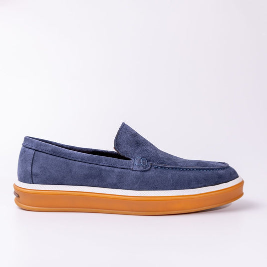Madasat Blue Men's Loafer Shoes - 957 |
