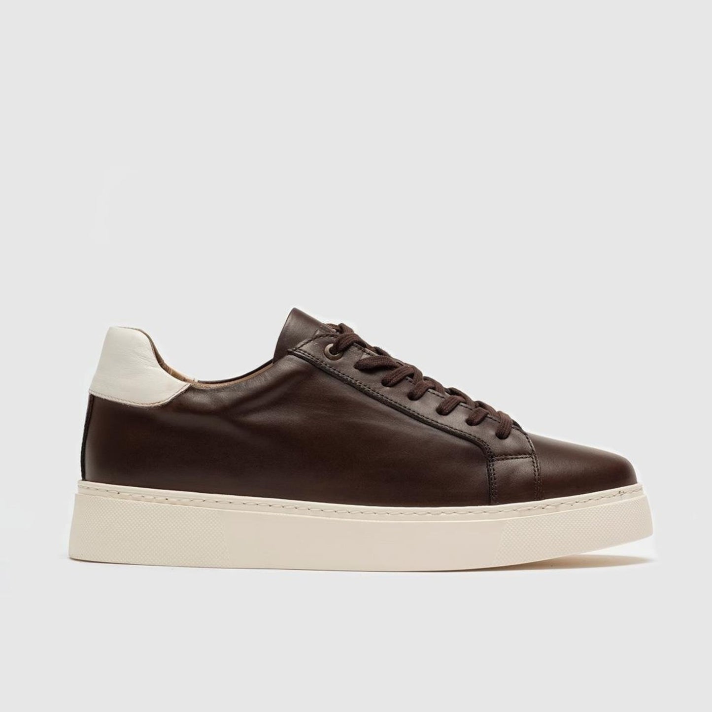 Madasat Brown Leather Casual Shoes - 810 |
