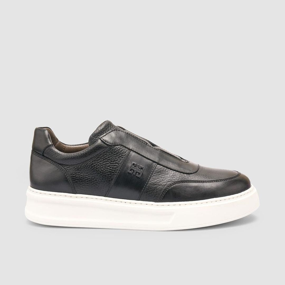 Madasat Black Men Genuine Leather Shoes - 953 |