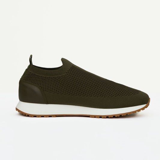 Madasat Men Khaki Slip On Knit Shoes - 881 |