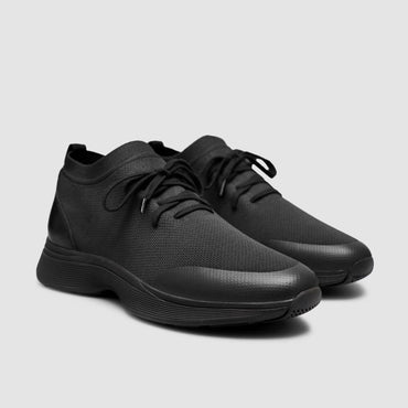 Madasat Black Knit & Genuine Calf Leather - 965 |