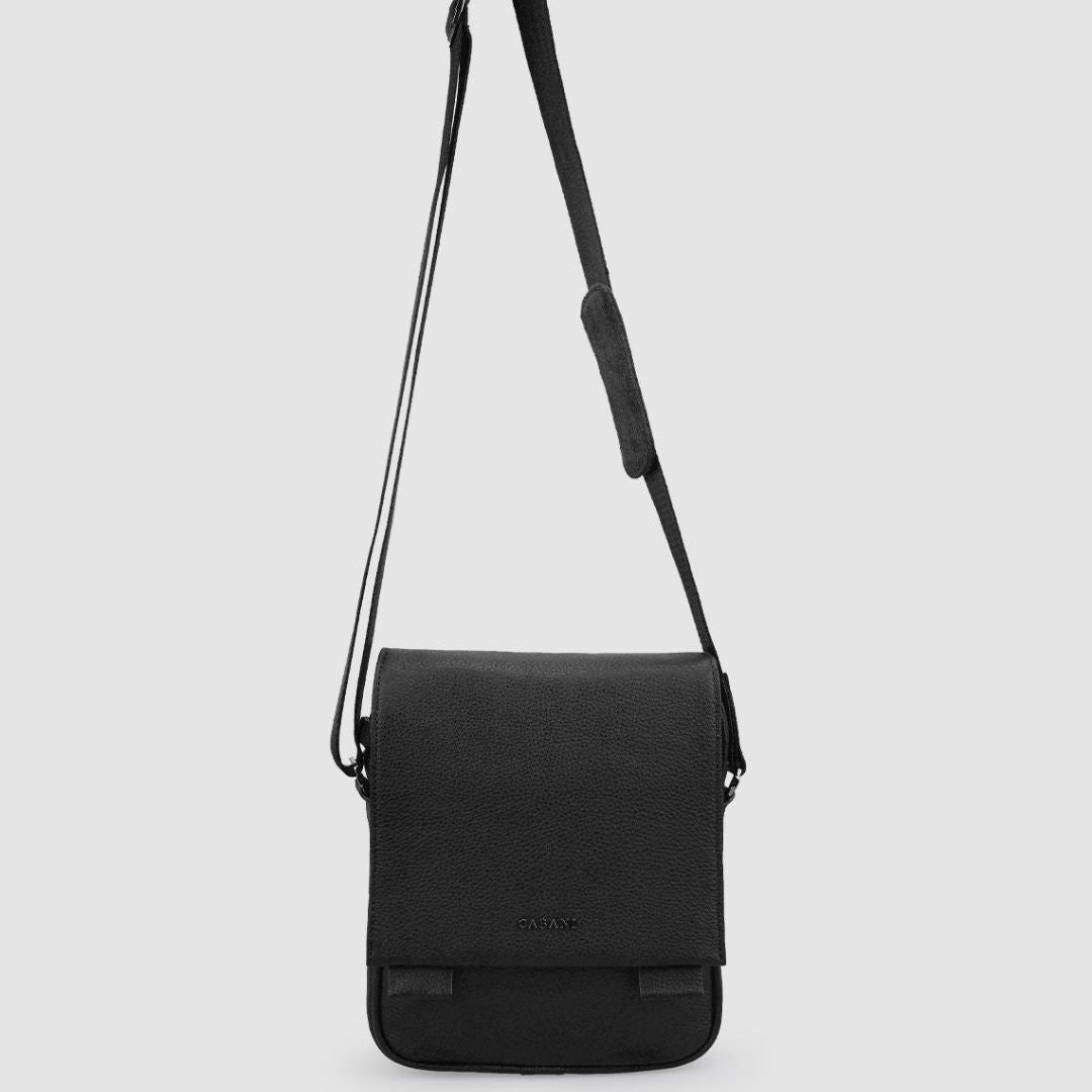 Madasat Black Unisex Genuine Leather Bag - 915 |