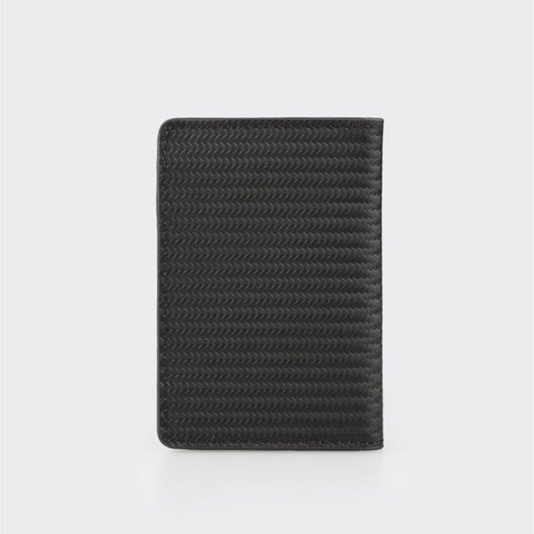 Madasat Black Leather Men's Card Holder - 948 |