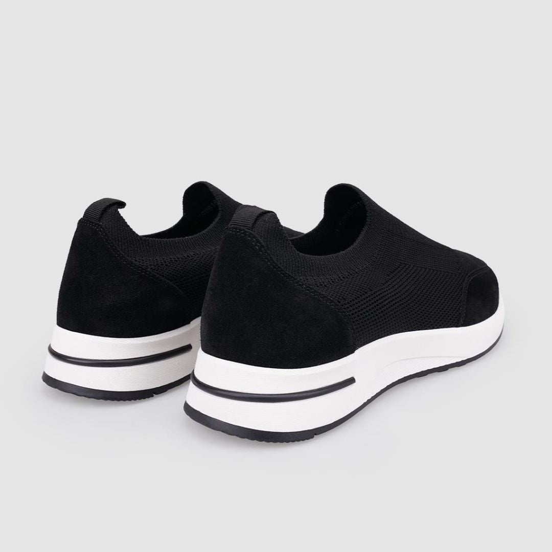 Madasat Black Men Knitted Shoes - 951 |