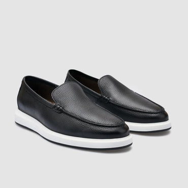 Madasat Black Men Genuine Leather Shoes - 955 |