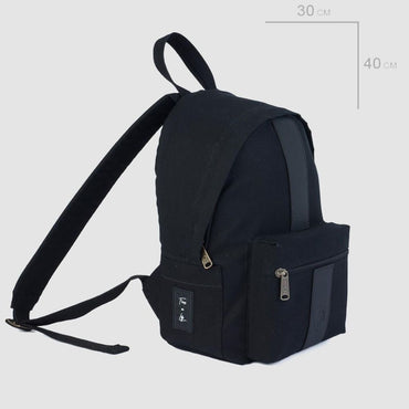 Madasat Genuine Classic Black Backpack - 916 |