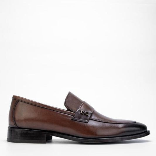 Madasat Brown Leather Classic Shoes - 116 |