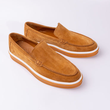 Madasat Orange Men's Loafer Shoes - 957 |