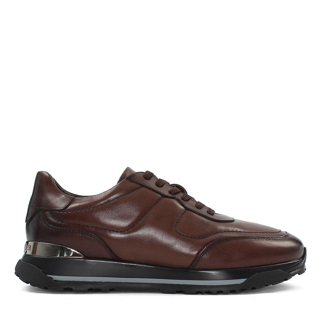 Madasat Brown Genuine Leather Men's Shoes - 910 |