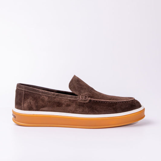 Madasat Brown Men's Loafer Shoes - 957 |