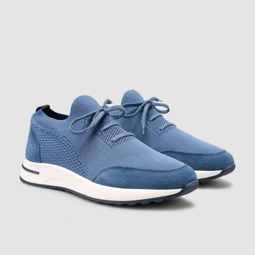 Madasat Blue Men Knitted Casual Shoes - 952 |