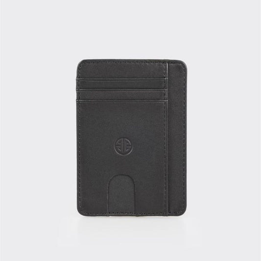 Madasat Black Leather Men's Card Holder - 947 |