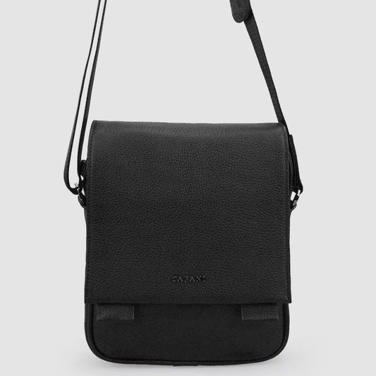 Madasat Black Unisex Genuine Leather Bag - 915 |