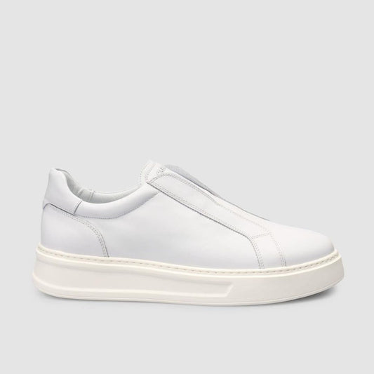 Madasat Genuine Leather White Men Shoes - 961 |