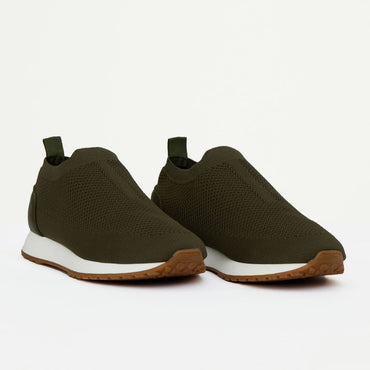 Madasat Men Khaki Slip On Knit Shoes - 881 |