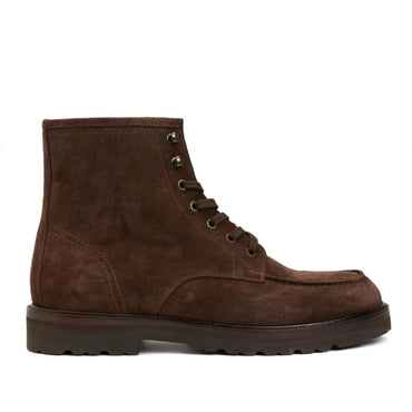 Madasat Brown Leather Men's Casual Boots - 220 |