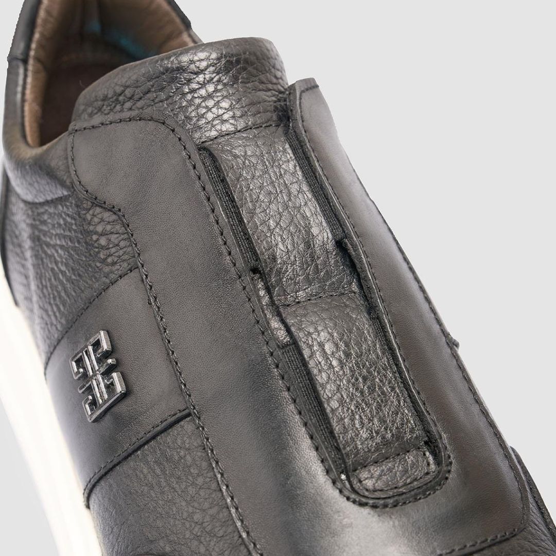 Madasat Black Men Genuine Leather Shoes - 953 |