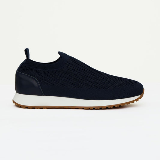 Madasat Men Navy Blue Slip On Knit Shoes - 881 |