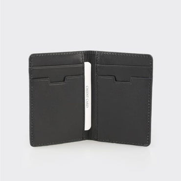 Madasat Black Leather Men's Card Holder - 948 |