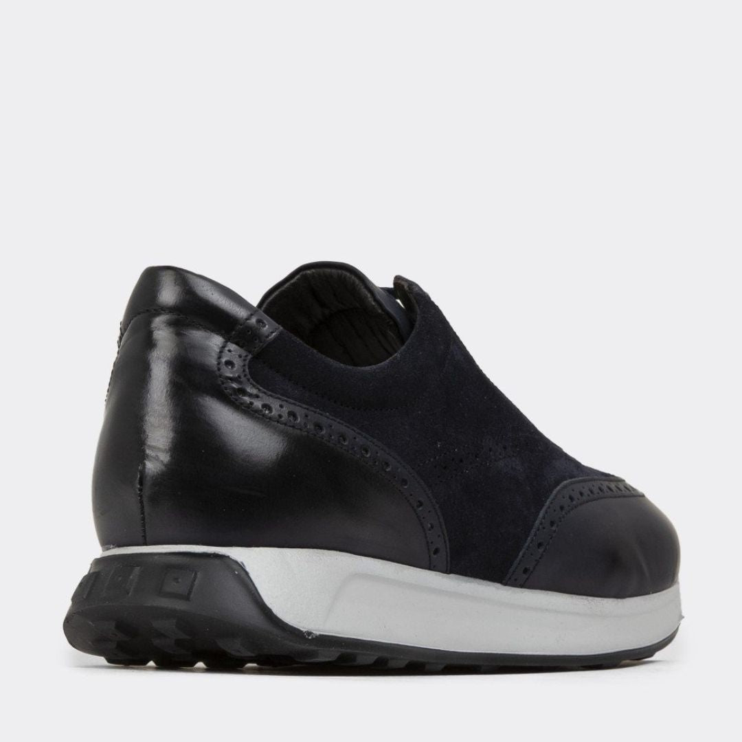 Madasat Navy Blue Genuine Suede Casual Shoes - 900 |