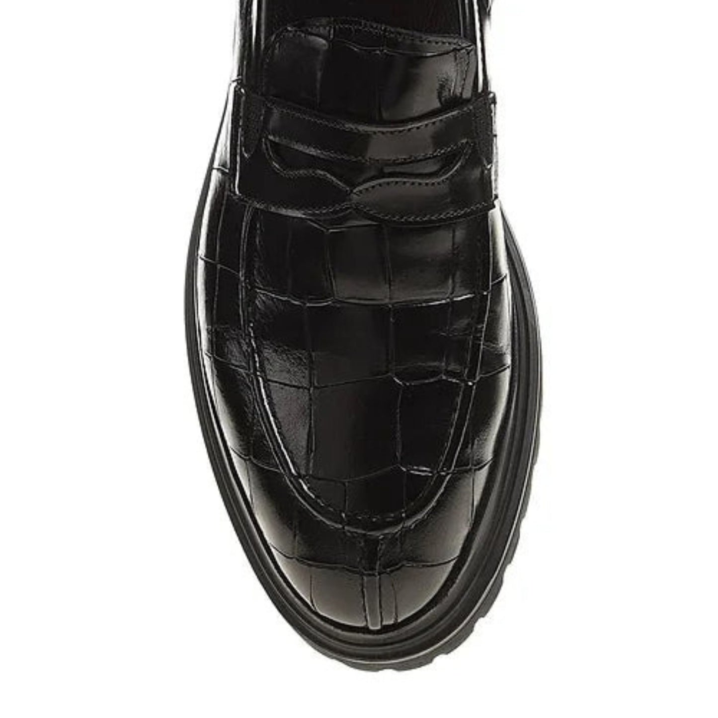 Madasat Black Leather Casual Shoes - 385 |