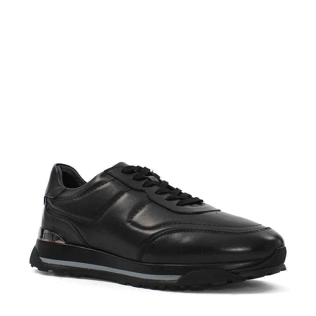 Madasat Black Genuine Leather Men's Shoes - 910 |
