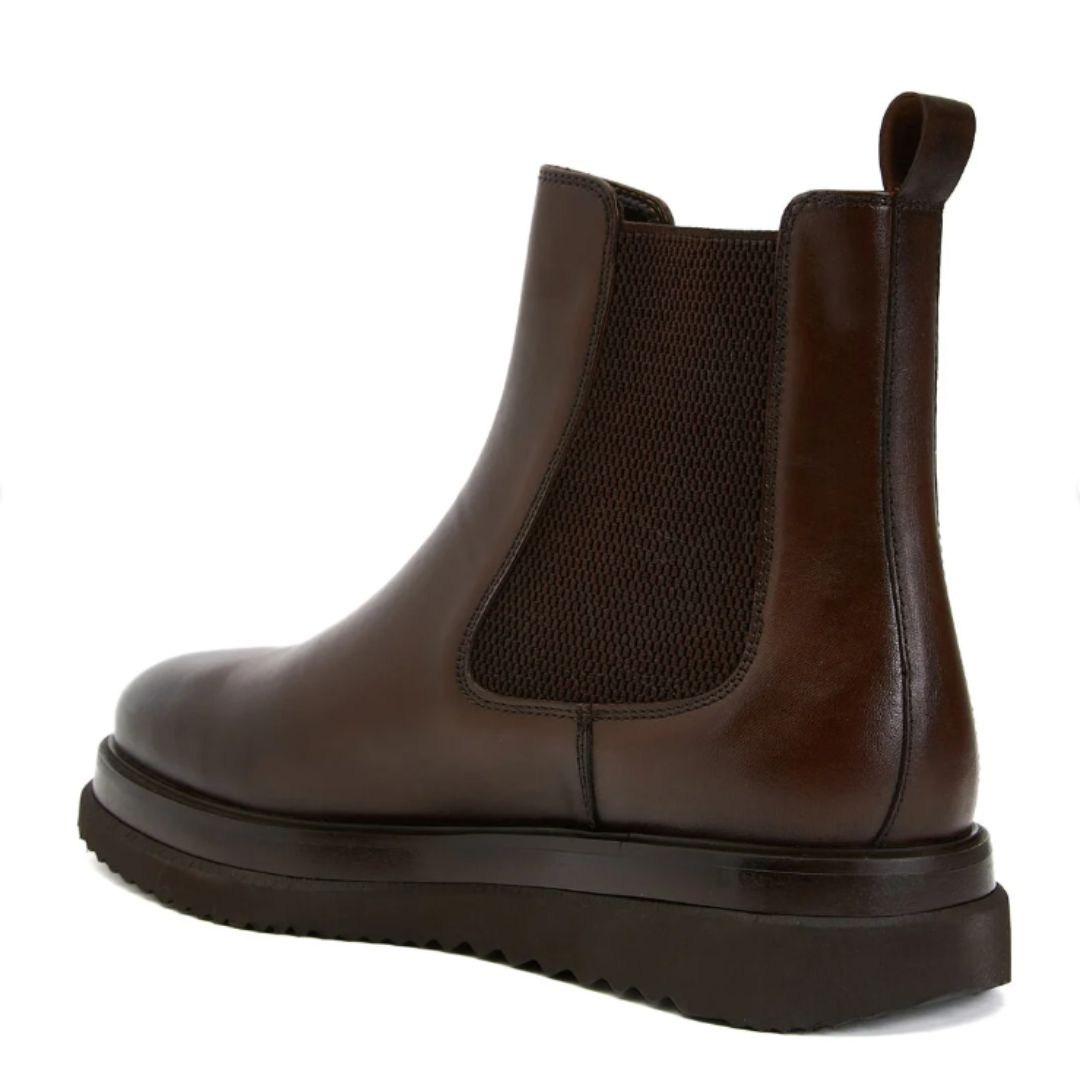 Madasat Freizeitstiefel aus schwarzem Leder für Herren - 832 |