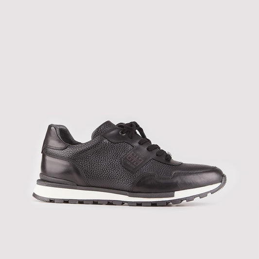 Madasat Black Leather Casual Shoes - 341 |