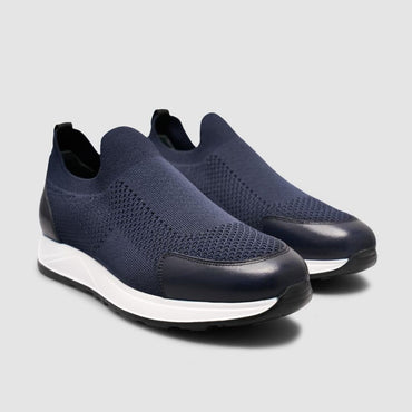 Madasat Navy Blue Summer Men's Knit Shoes - 963 |