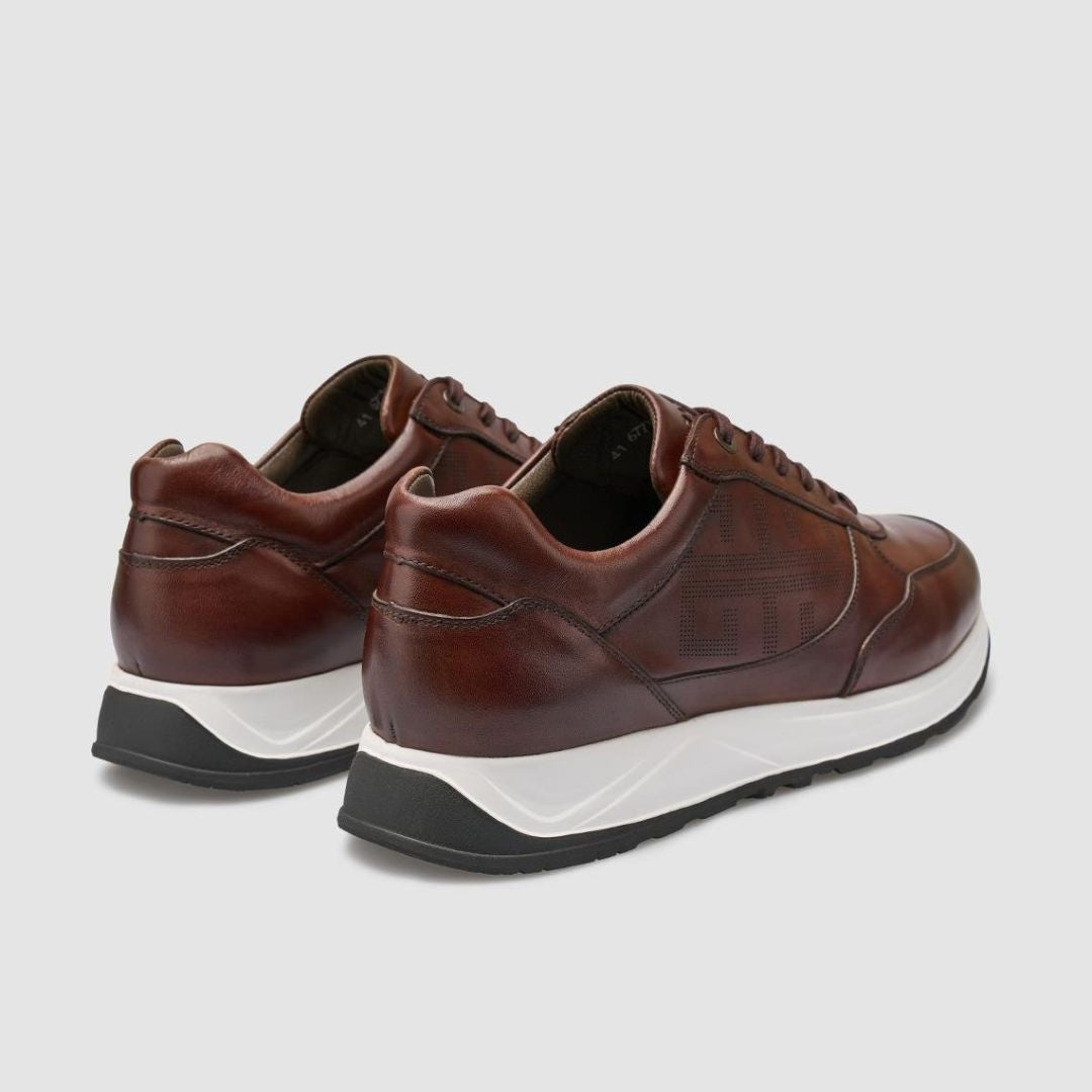 Madasat Brown Men Genuine Leather Shoes - 954 |