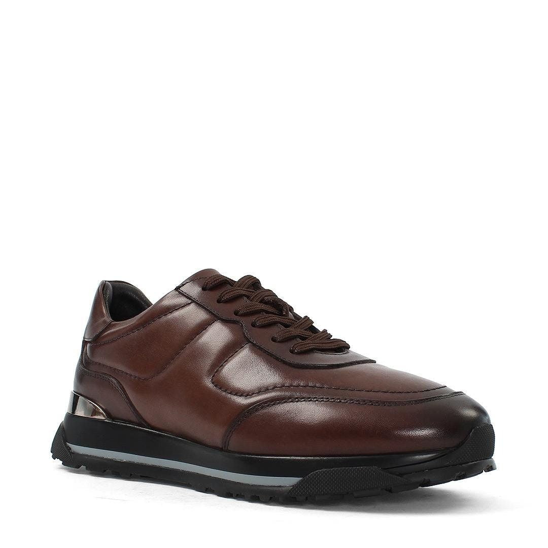 Madasat Brown Genuine Leather Men's Shoes - 910 |