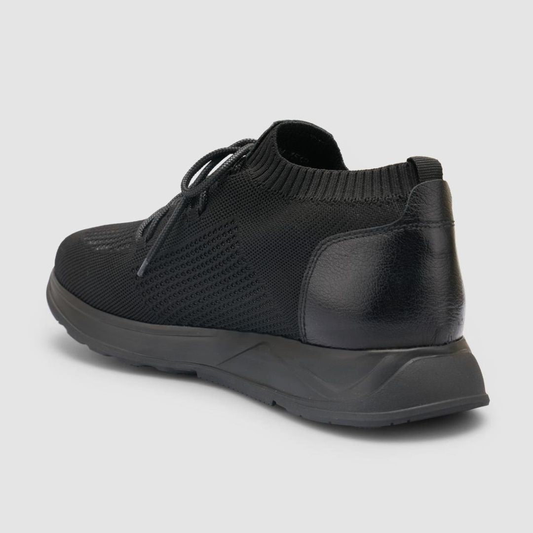Madasat Men Knitted Black Casual Shoes - 959 |