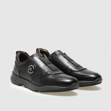 Madasat Black Genuine Leather Lace Up Shoes - 852 |