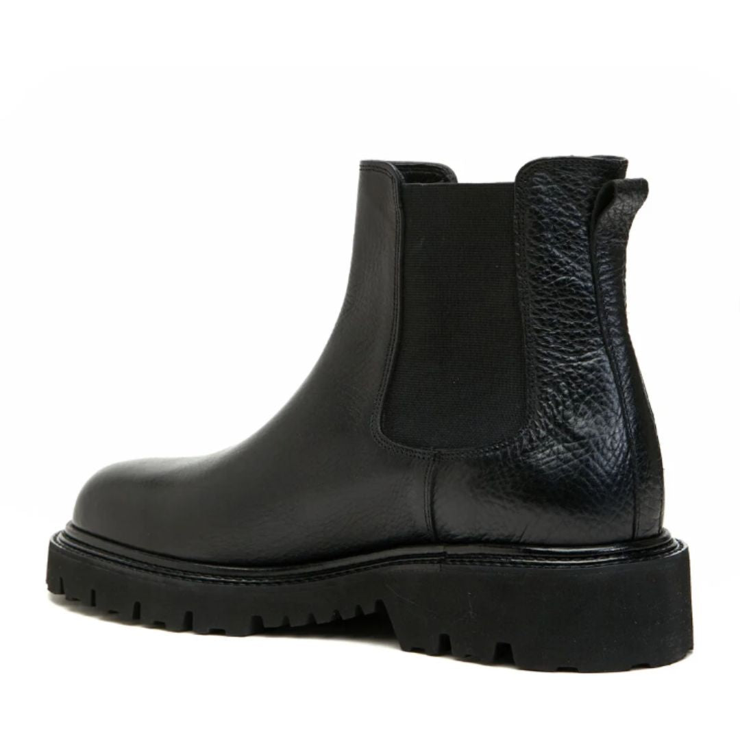 Madasat Freizeitstiefel aus schwarzem Leder für Herren - 832 |