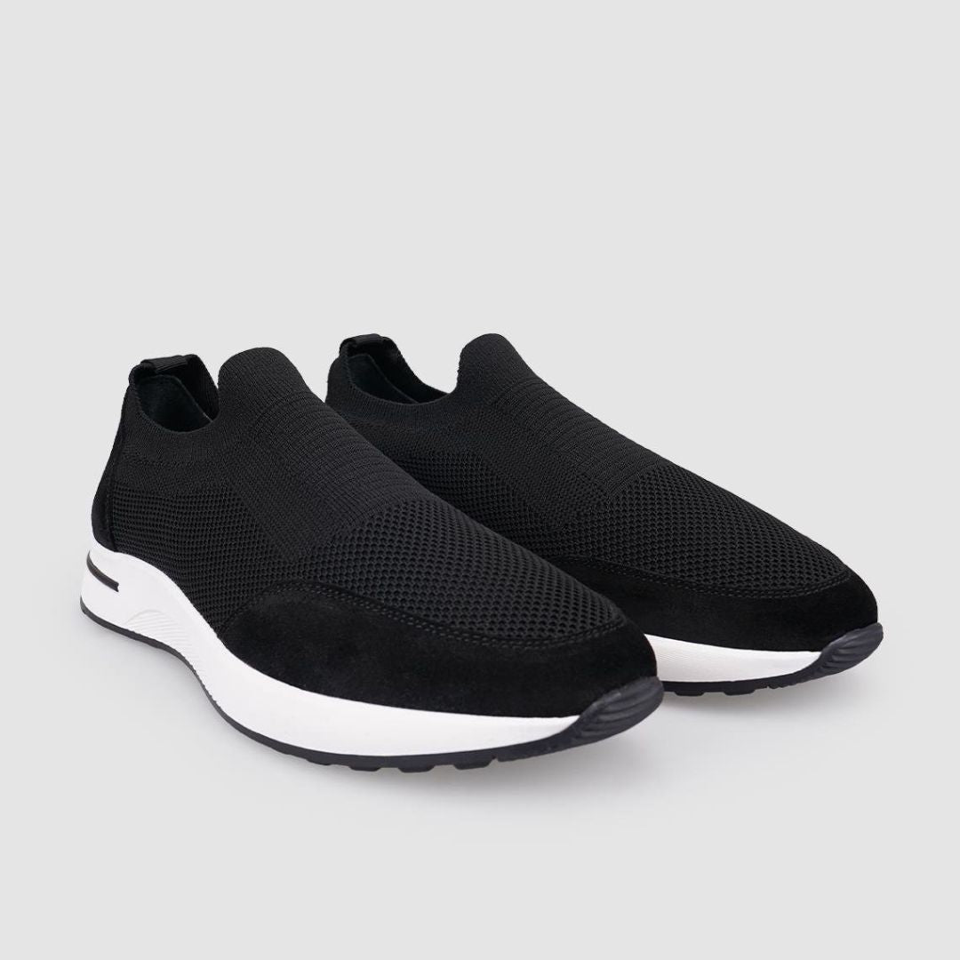 Madasat Black Men Knitted Shoes - 951 |