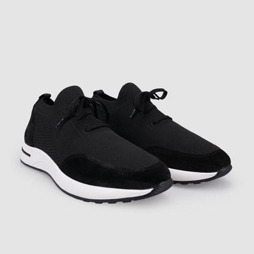 Madasat Black Men Knitted Casual Shoes - 952 |