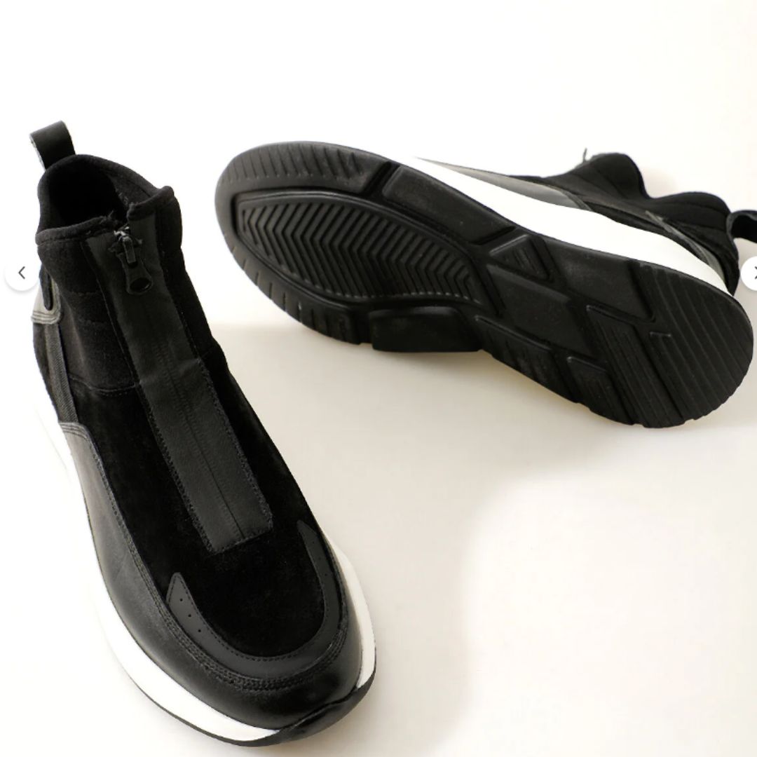 Madasat Freizeitstiefel aus schwarzem Leder für Herren - 832 |
